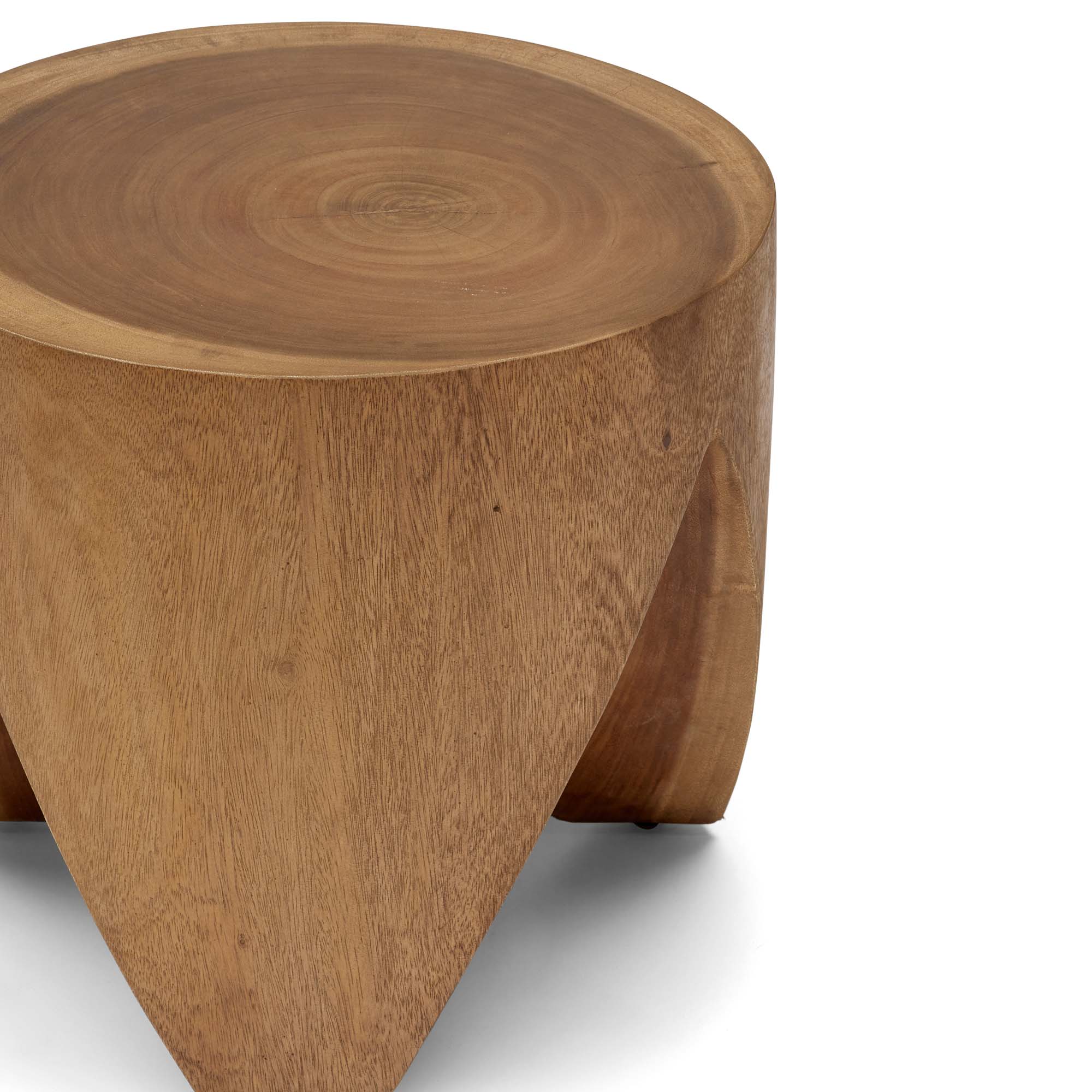 Fajar TImber Side Table Natural