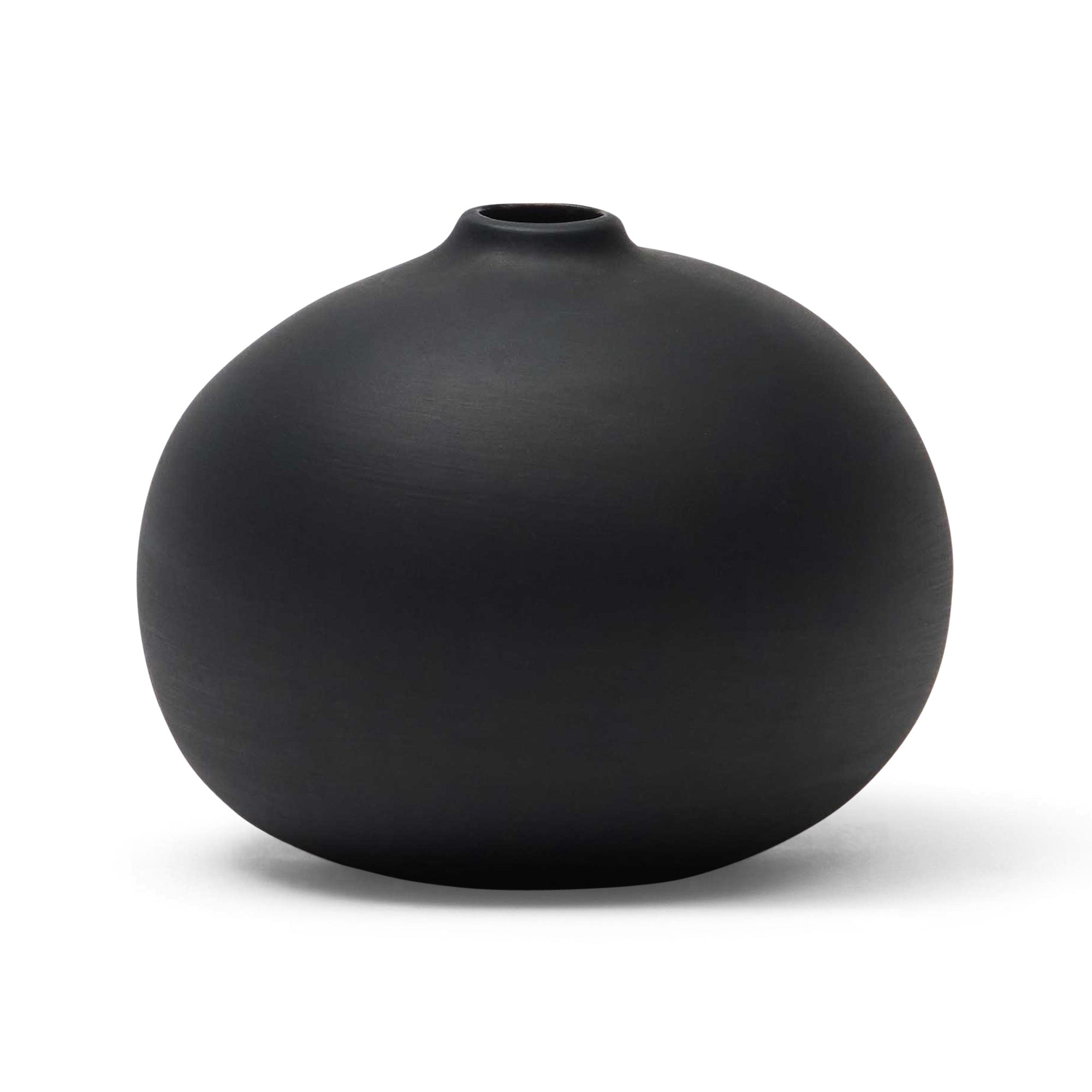 Taro Vase Black Small Ex-Display