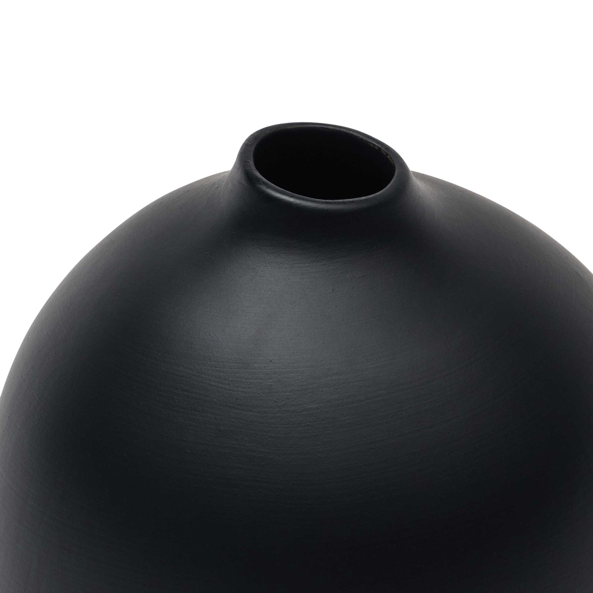 Taro Vase Black Medium