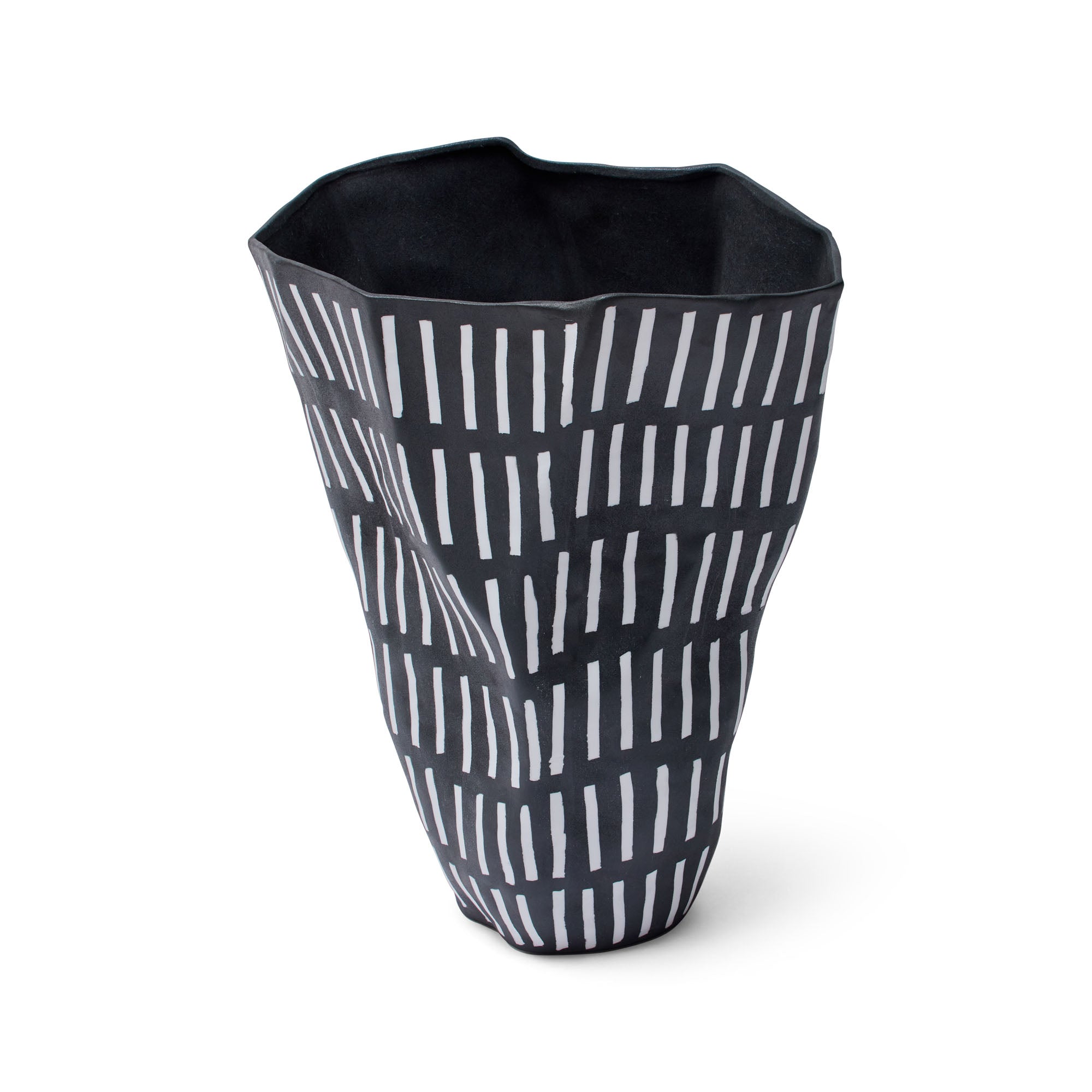 Emi Vase Black & White