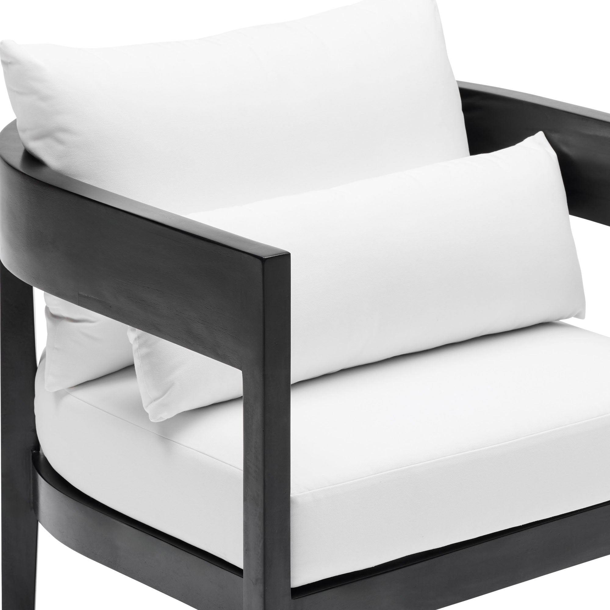 Avoca Outdoor Chair Black & White