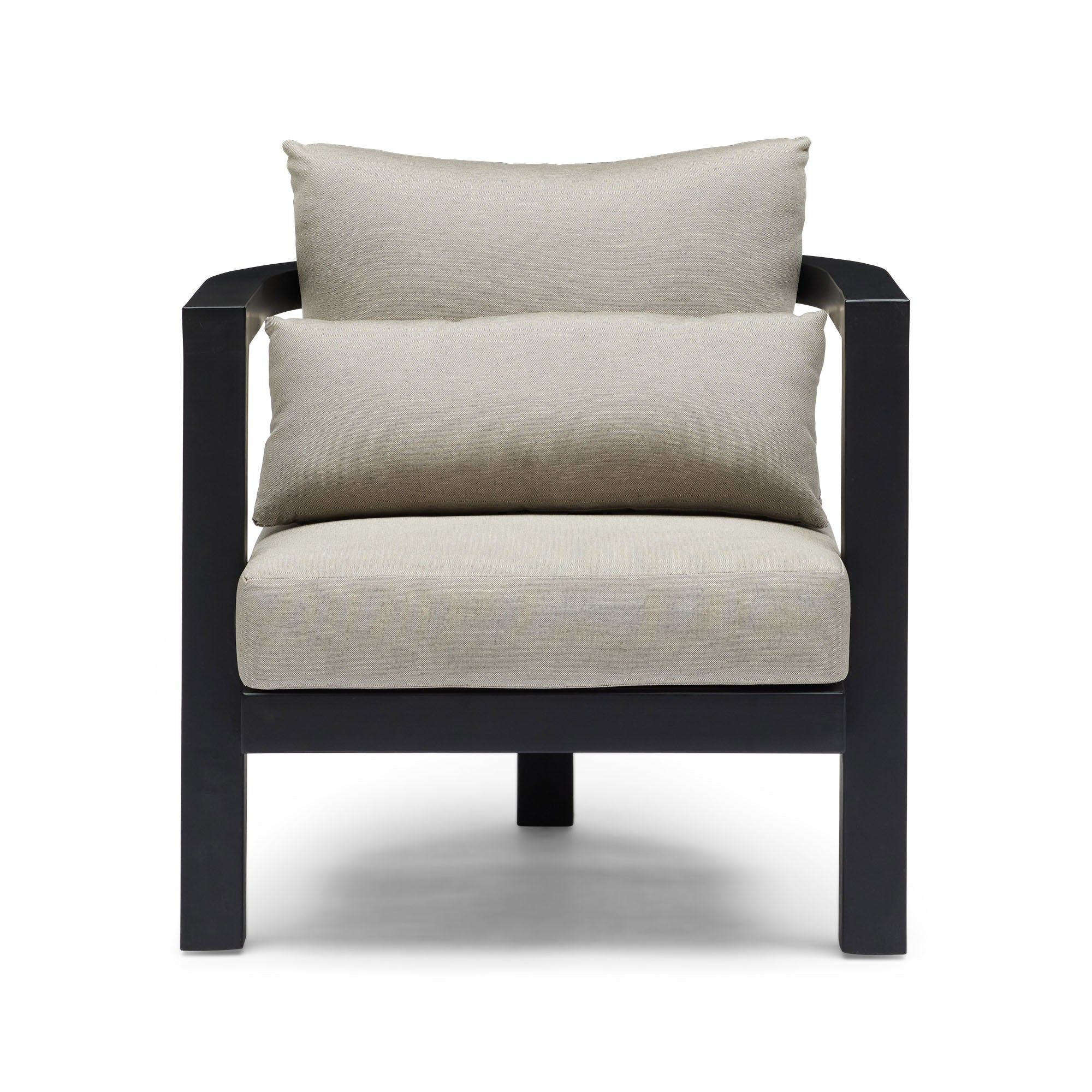 Java Outdoor Chair Black & Taupe