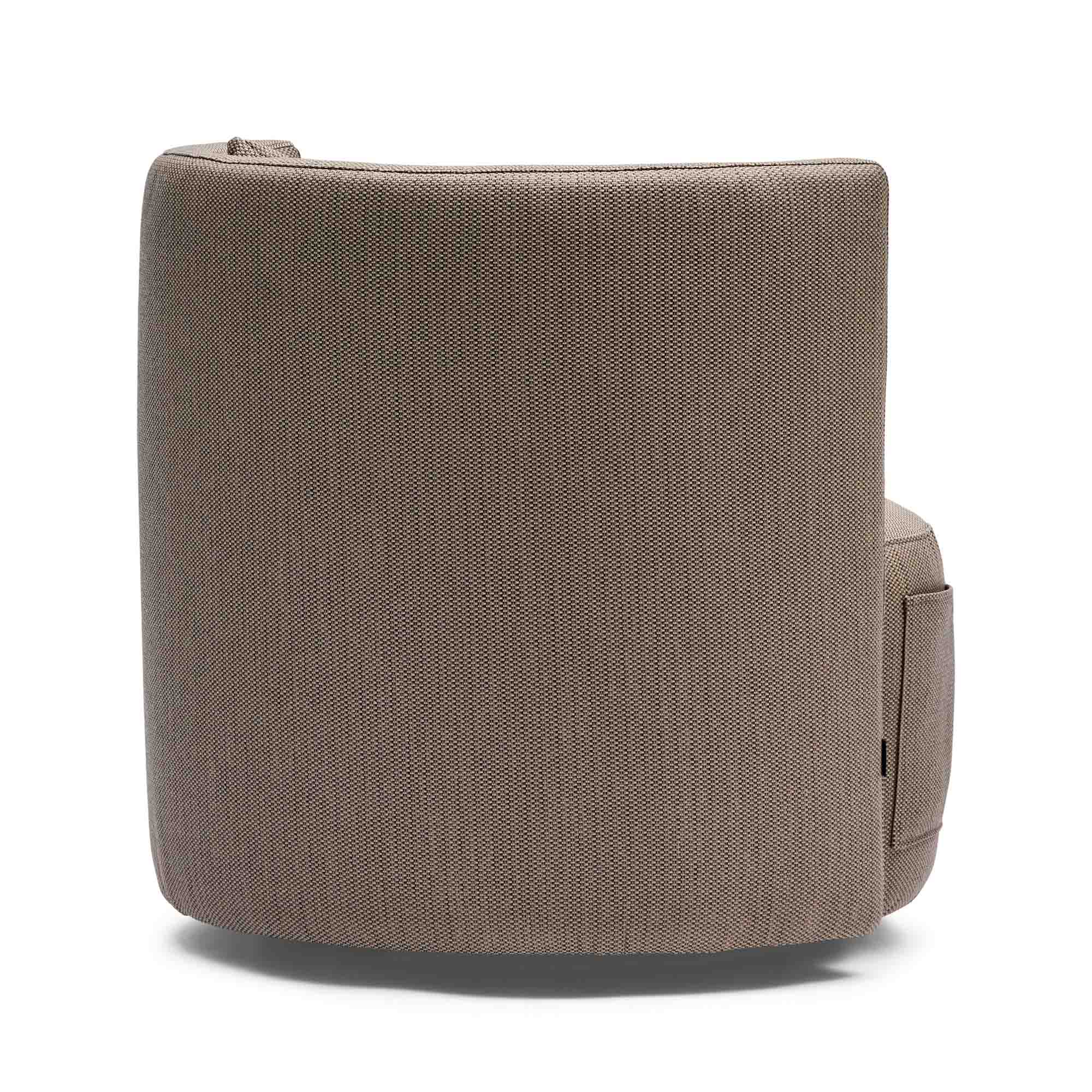 Palma Swivel Outdoor Chair Taupe