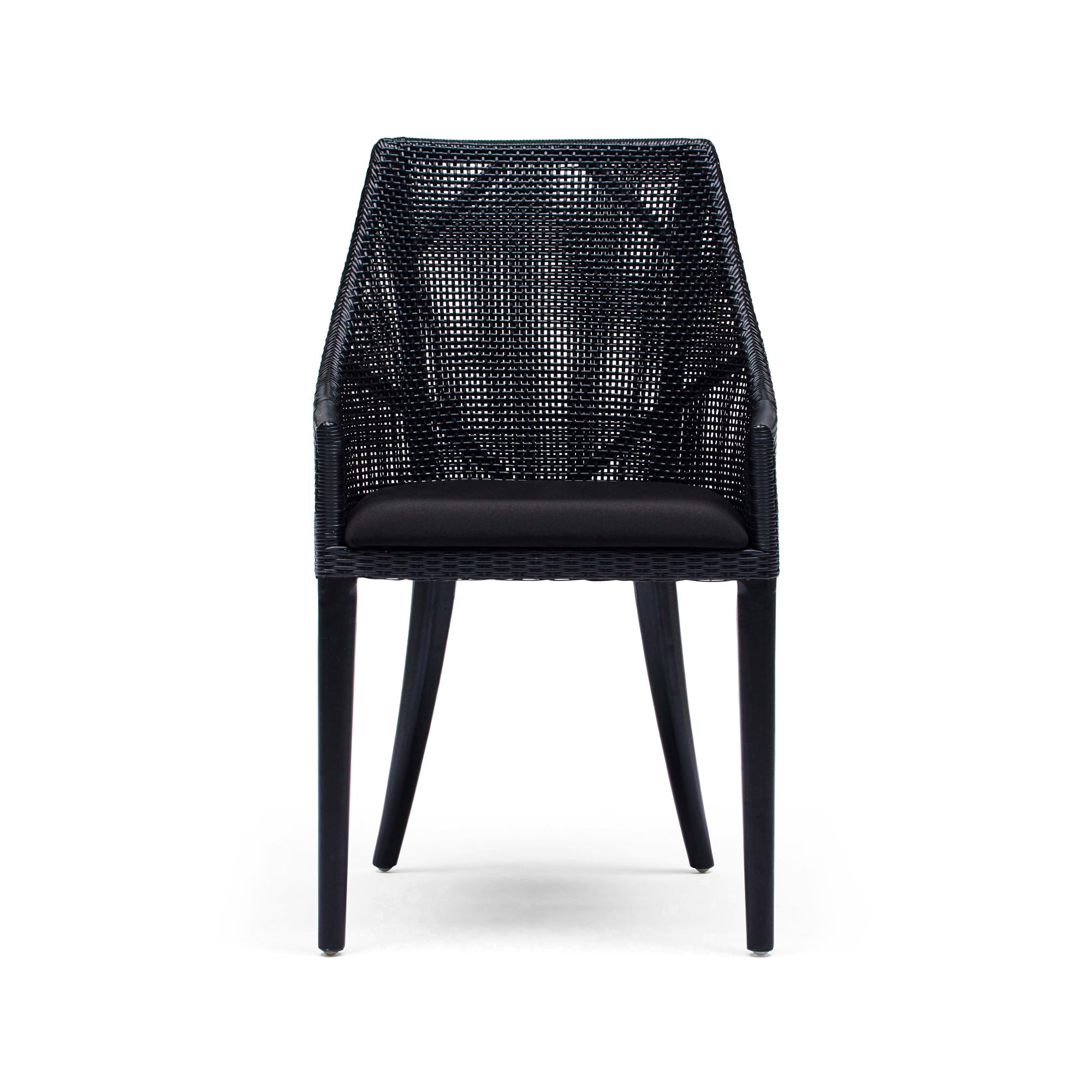 Remi Outdoor Dining Chair Black