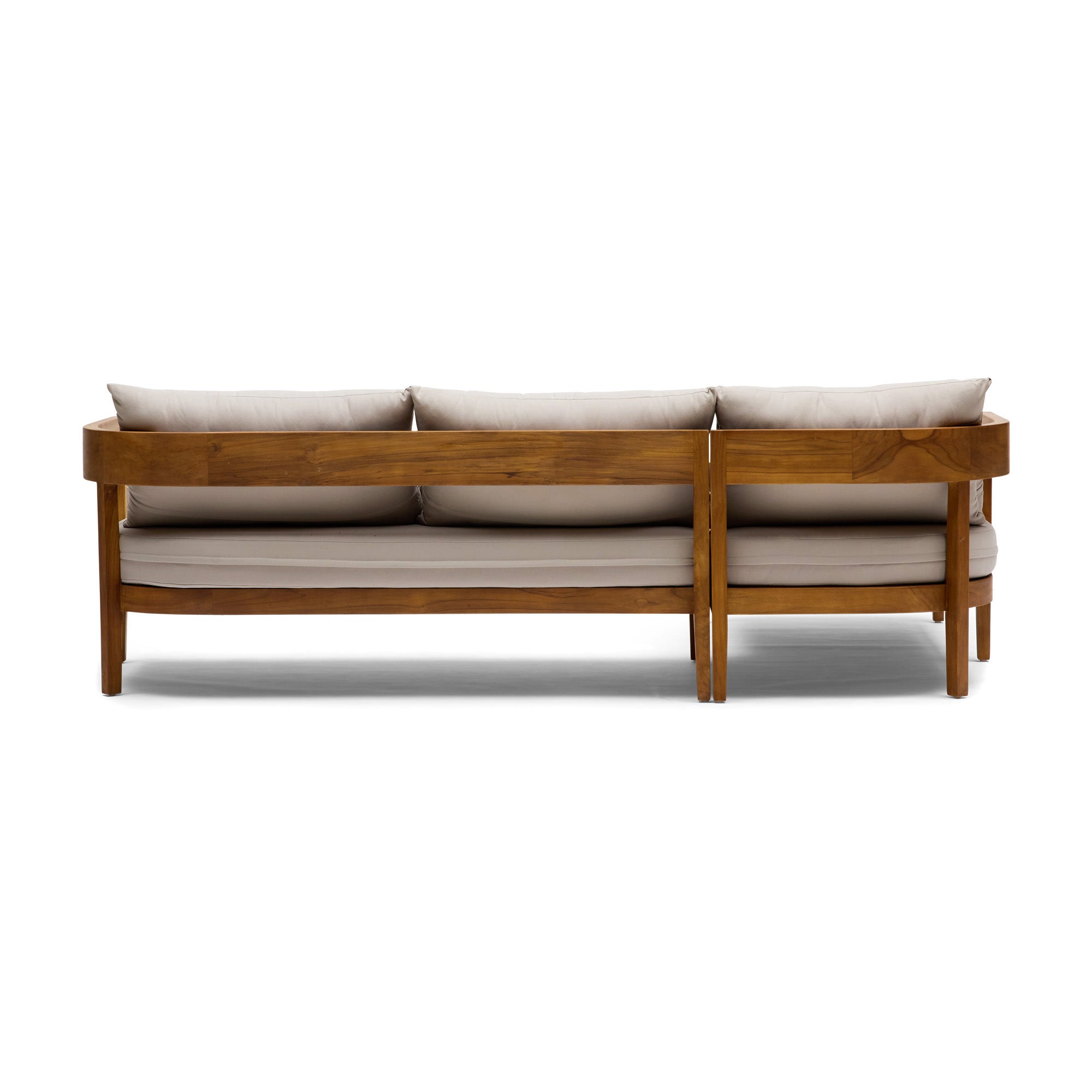 Avoca Outdoor Sofa Natural & Stone Left Chaise