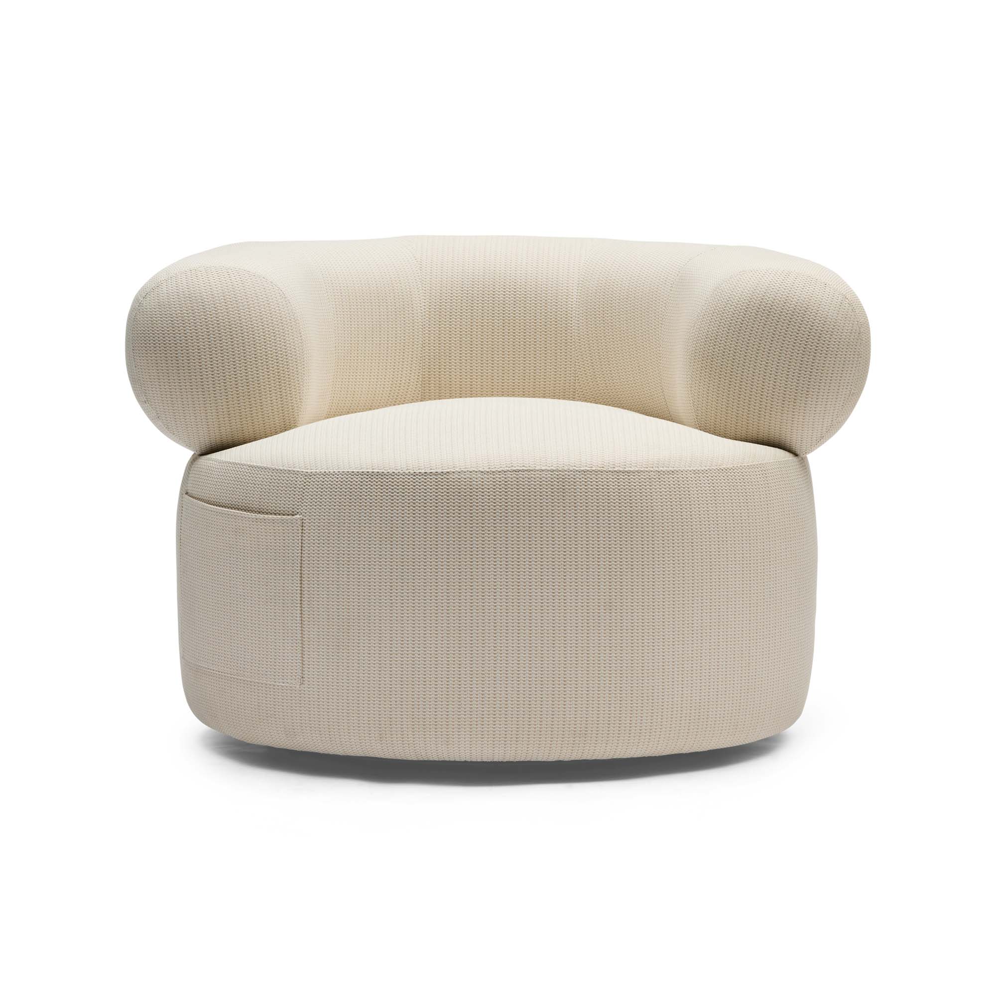 Bacio Swivel Outdoor Chair Natural Sample