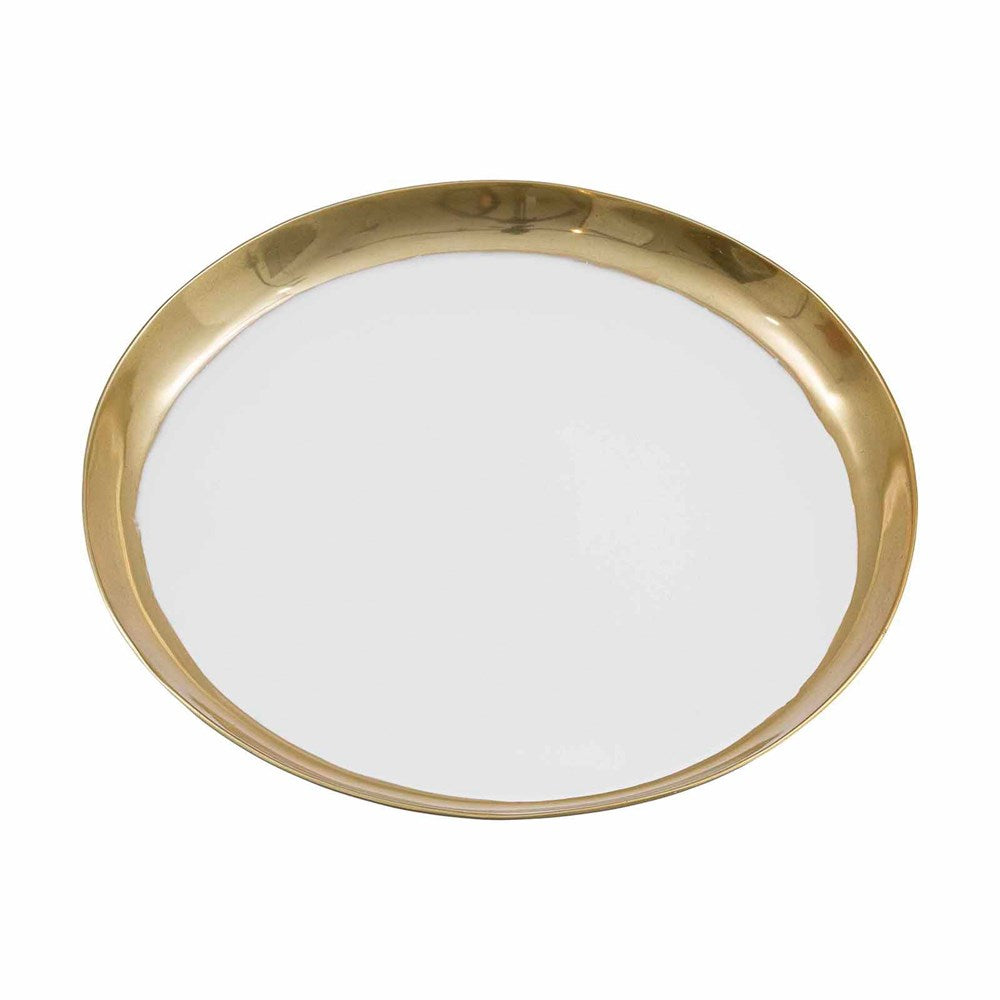 Almina Enamel Oval Tray