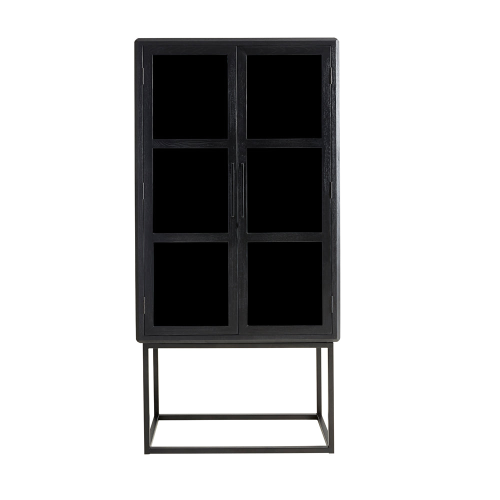 Ada Black Wood Cabinet
