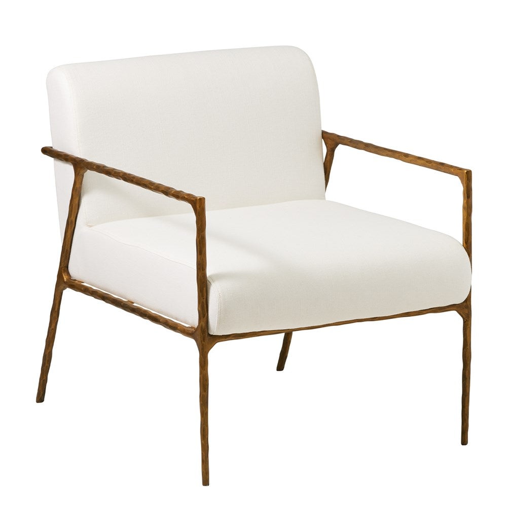 Mila Chair with Arms Ivory Ex-Display